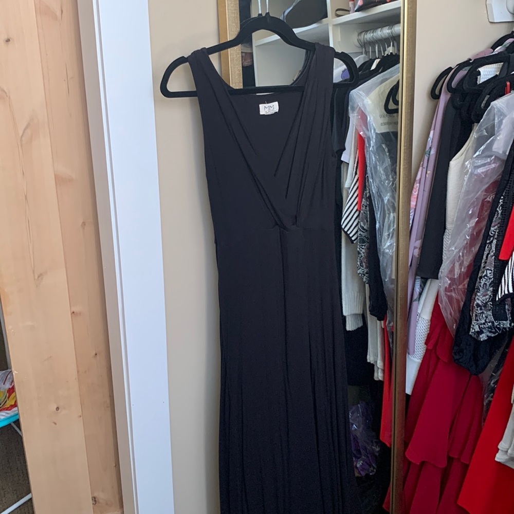 Black maternity/nursing dress